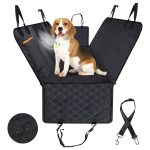 AUOSHI Dog Car Seat Cover for Pets 100% Waterproof Hammock 600D Heavy Duty Scratch Proof Nonslip Soft Back Seat Extender for Cars Trucks and SUVs