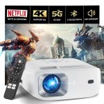 HONPOW 4K Support Smart Projector with Wifi and Bluetooth/Android TV