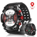 AUOSHI Smart Watch for Man, Outdoor Watch with GPS, Fitness Tracker Sleep Monitor Bluetooth Calling, 1.39" Touch Screen Display, IP67 Waterproof