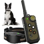 Dog Shock Collar - AUOSHI 3000FT Dog Training Collar with Remote Control IP67 Waterproof with 4 Training Modes, Rechargeable E-Collar for Large Medium Small Dog