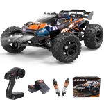 AUOSHI 1:14 Fast RC Toy Car,40+MPH Remote Control Off-Road Truck with Full Metal Drivetrain, 4WD All-Terrain, 2 Batteries, 70 Min Runtime, LED Lights, Waterproof – Great Gift for Kids, Teens & Adults
